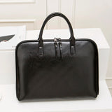 Luxury Cowhide Women's Briefcase - Large Capacity Genuine Leather Business Handbag