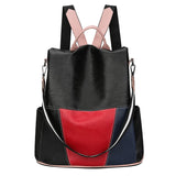 Secure & Stylish PU Leather Anti-Theft Backpack for Women