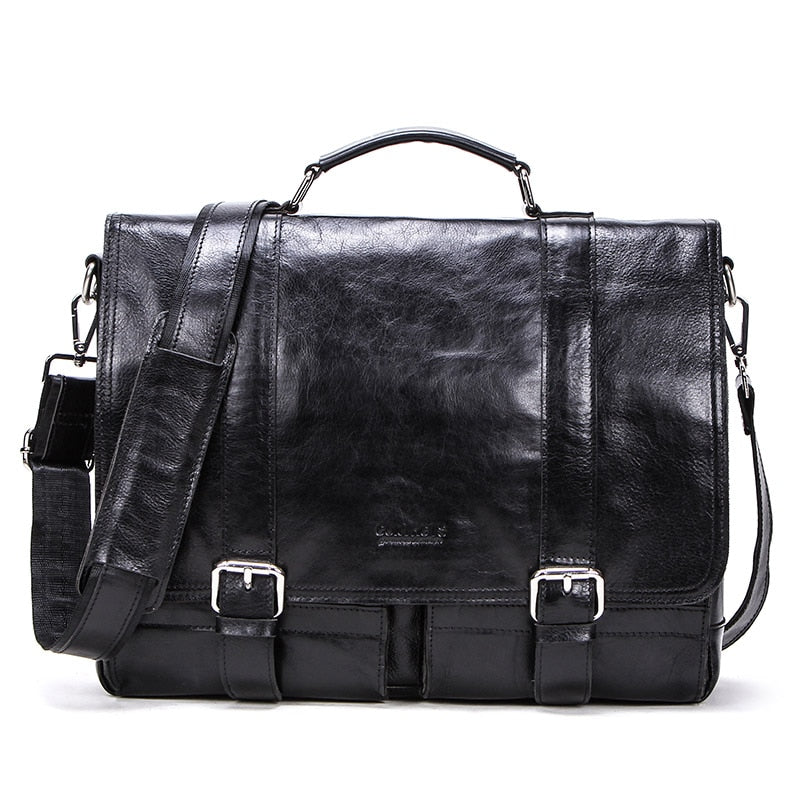 Professional Panache - Genuine Leather Men’s Briefcase