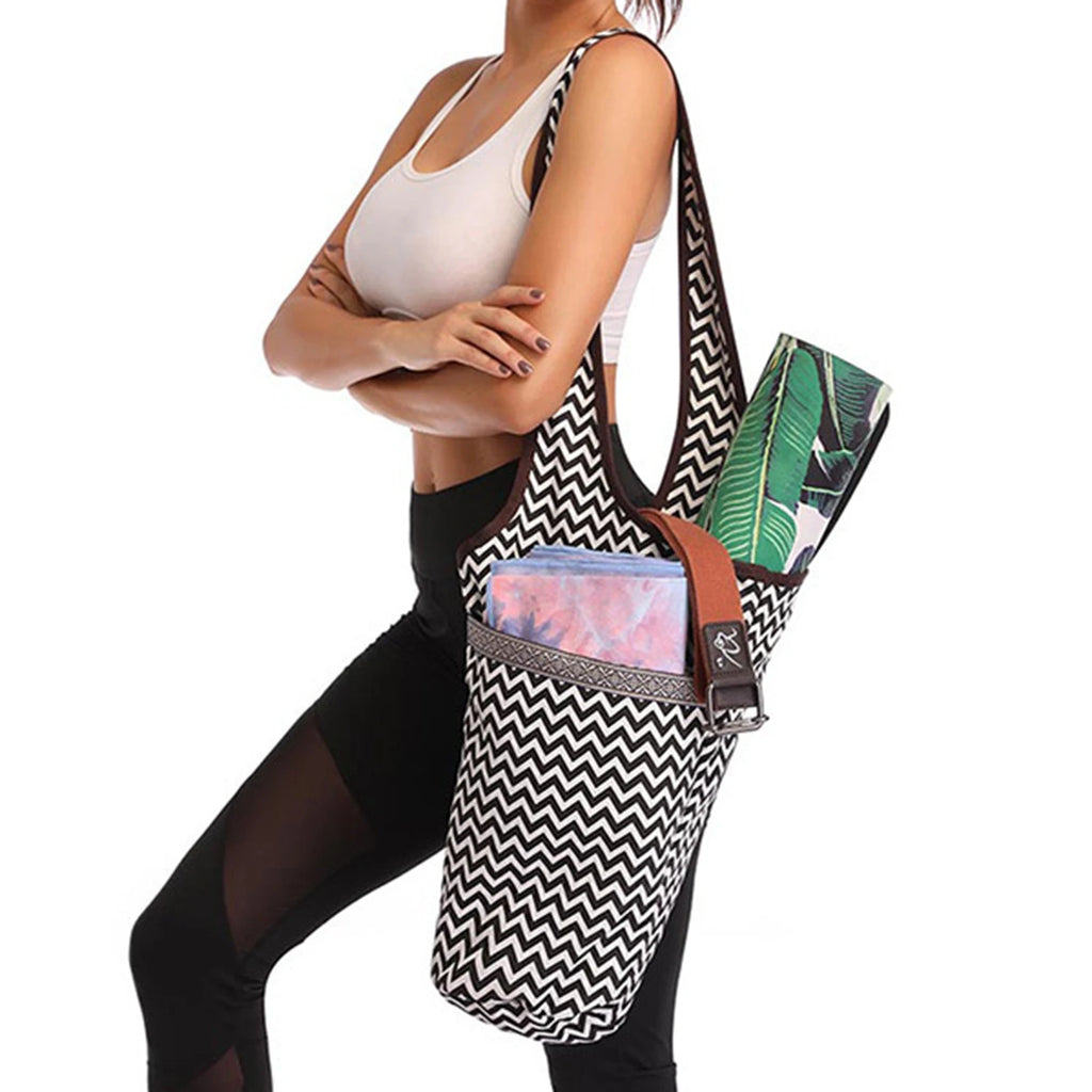 Trendy Canvas Yoga Mat Backpack - The Ultimate Companion for Your Outdoor Yoga Sessions