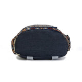Vintage Bohemian Canvas Backpack – Ethnic Chic Schoolbag for Women