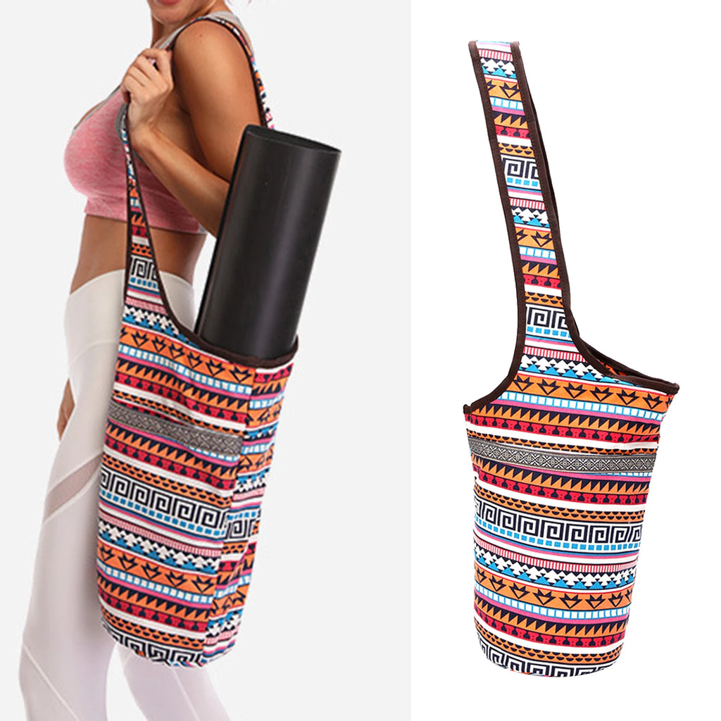 Trendy Canvas Yoga Mat Backpack - The Ultimate Companion for Your Outdoor Yoga Sessions