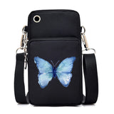 Chic Butterfly Pattern Waterproof Phone Bag - Stylish Crossbody Pouch for iPhone