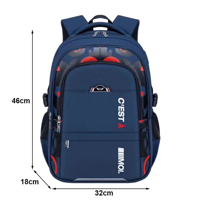 Waterproof School Backpack for Primary or Teenagers