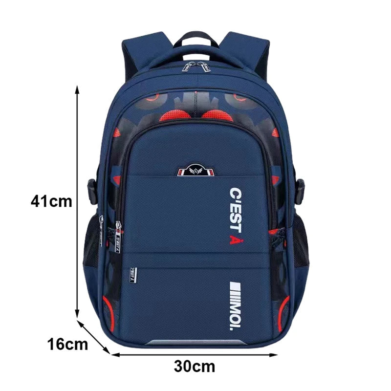 Waterproof School Backpack for Primary or Teenagers