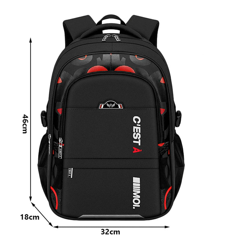 Waterproof School Backpack for Primary or Teenagers
