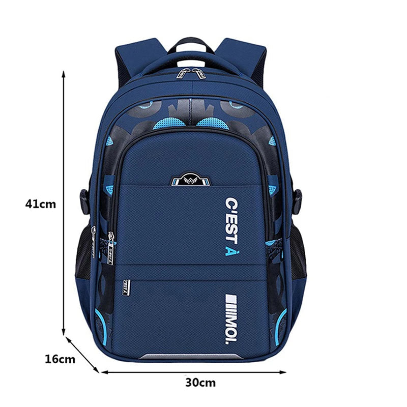 Waterproof School Backpack for Primary or Teenagers