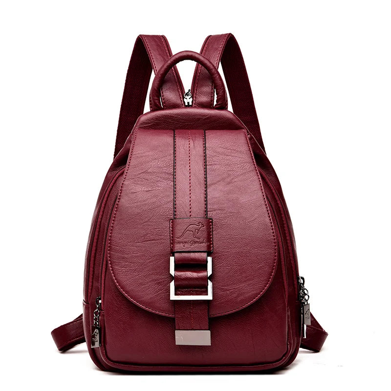 backpack ladies travel bag Vintage Leather Backpack