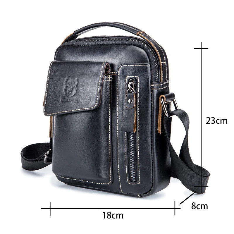 Urban Elegance - New Genuine Leather Men’s Crossbody Bag