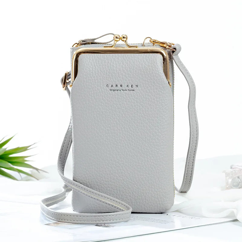 Chic Mini Matte Leather Crossbody Bag - The Ultimate Fashion Statement for Women