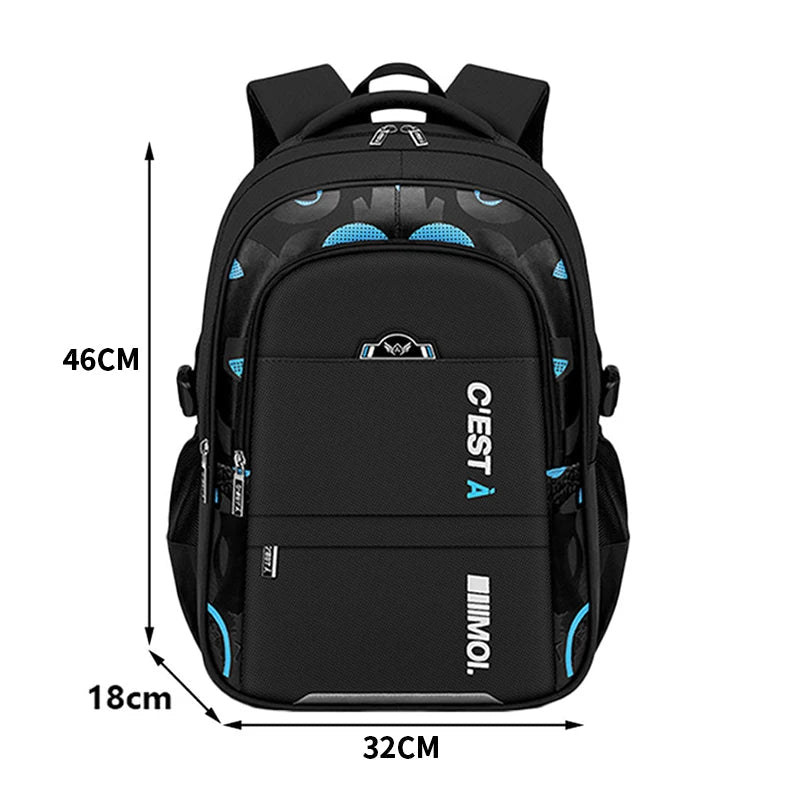 Waterproof School Backpack for Primary or Teenagers