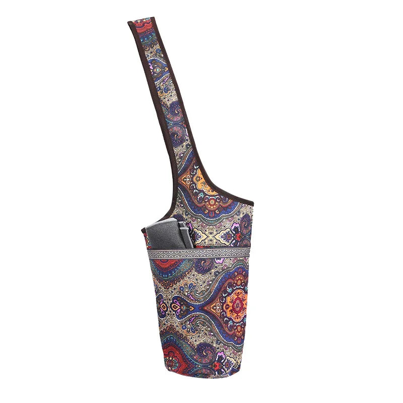 Trendy Canvas Yoga Mat Backpack - The Ultimate Companion for Your Outdoor Yoga Sessions