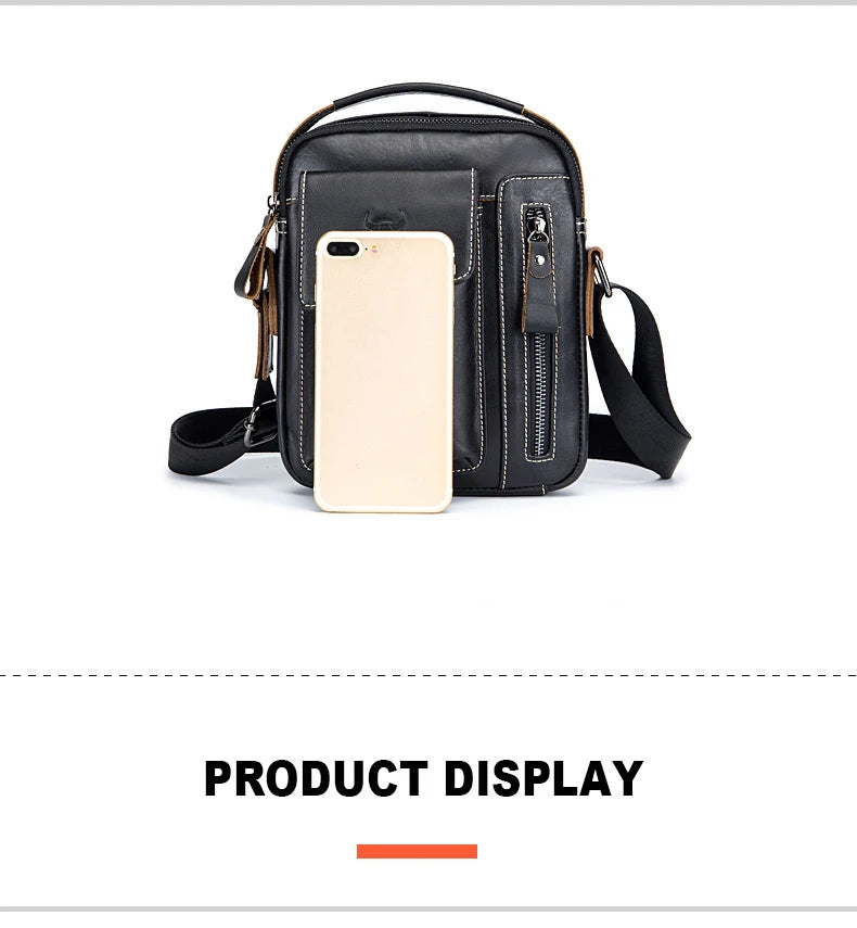 Urban Elegance - New Genuine Leather Men’s Crossbody Bag