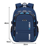 Waterproof School Backpack for Primary or Teenagers