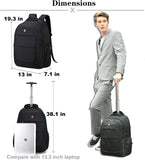 Multi-Purpose Travel Bag on Wheels - Men’s Trolley Backpack & Women’s Sport Luggage Set