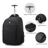 Multi-Purpose Travel Bag on Wheels - Men’s Trolley Backpack & Women’s Sport Luggage Set