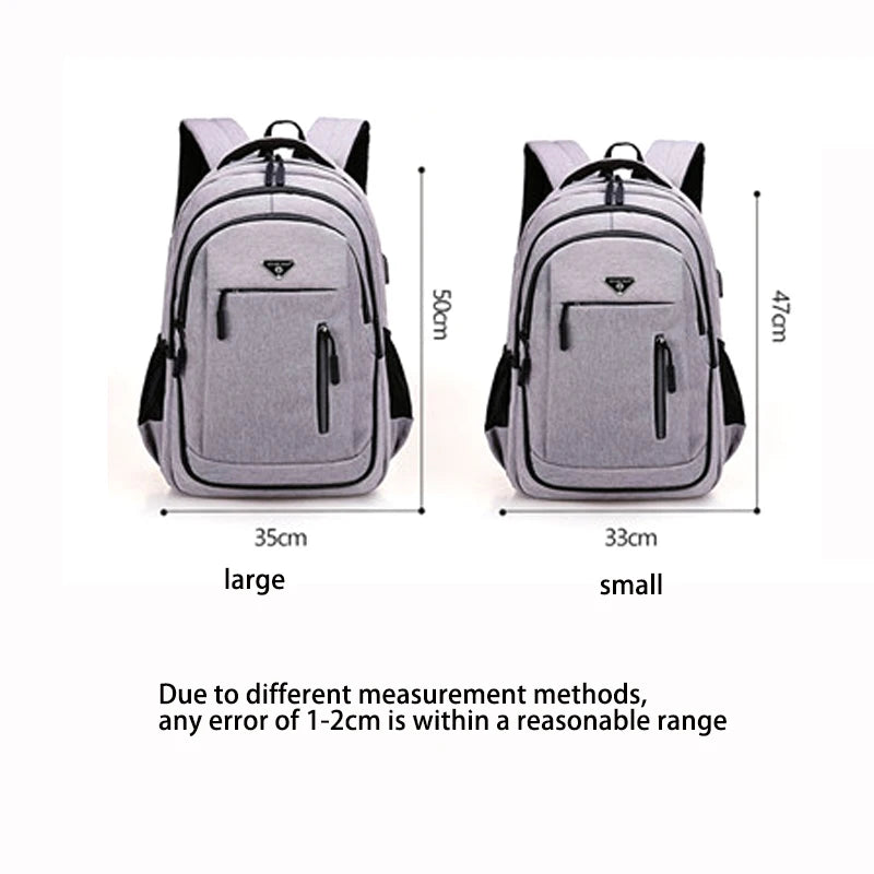 Tech-Ready Trekker - Oxford Waterproof USB Rucksack