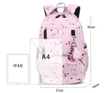 Large Capacity School Backpack for Teenage Girls