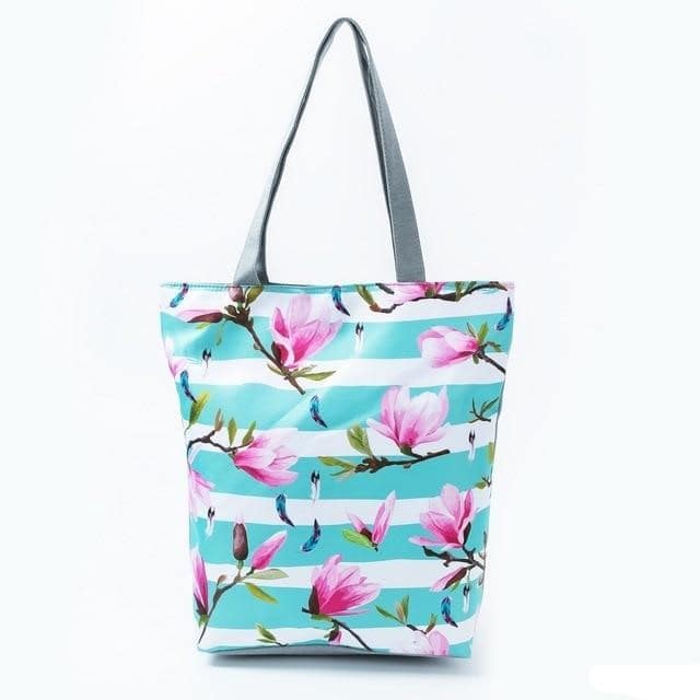 aliwood Nylon Women Shoulder Bags Waterproof Tote Beach Bag Handbag Letter  Printing Casual Large Capacity Travel Shopping bags