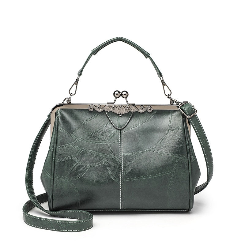 Retro Glamour - Vintage PU Leather Shoulder Bag – Mila's Cove