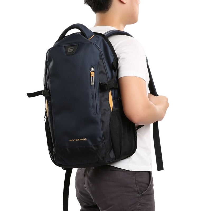 Sleek 14 Inch Laptop Backpack - Your Go-To Waterproof School Bag