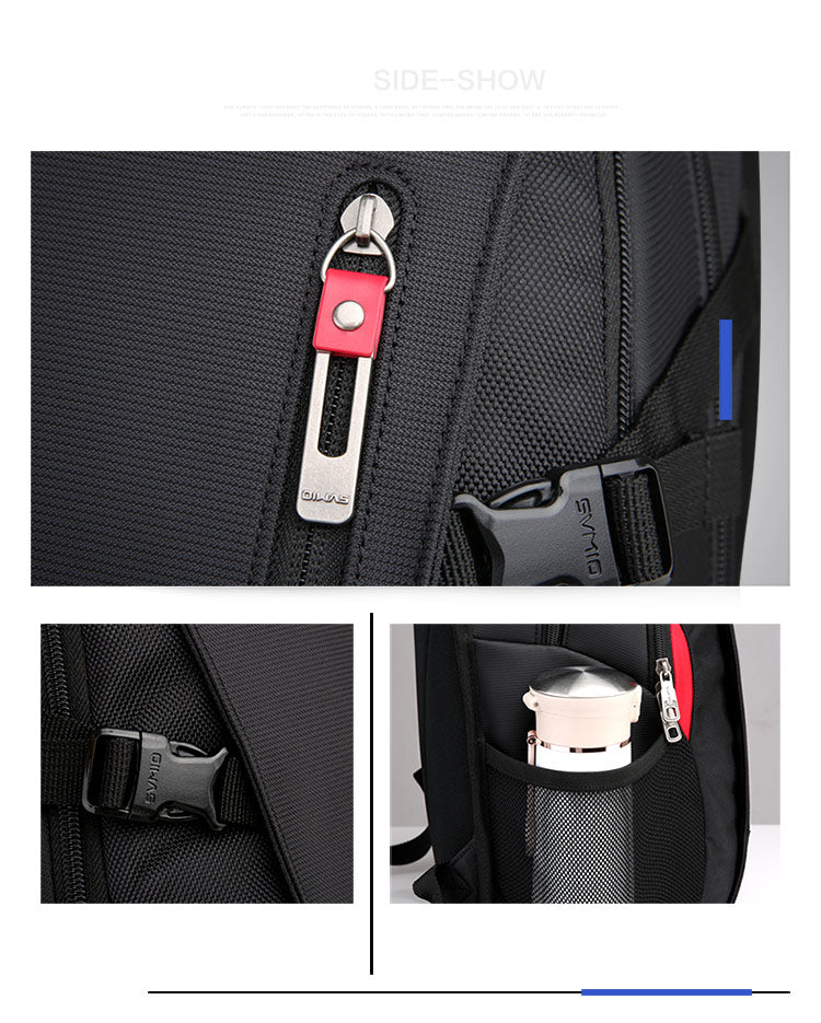 Sleek 14 Inch Laptop Backpack - Your Go-To Waterproof School Bag