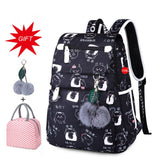 Large Capacity School Backpack for Teenage Girls