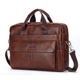 Urban Sophisticate - Men’s Genuine Leather Laptop Messenger Bag