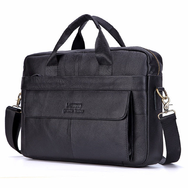 Urban Sophisticate - Men’s Genuine Leather Laptop Messenger Bag