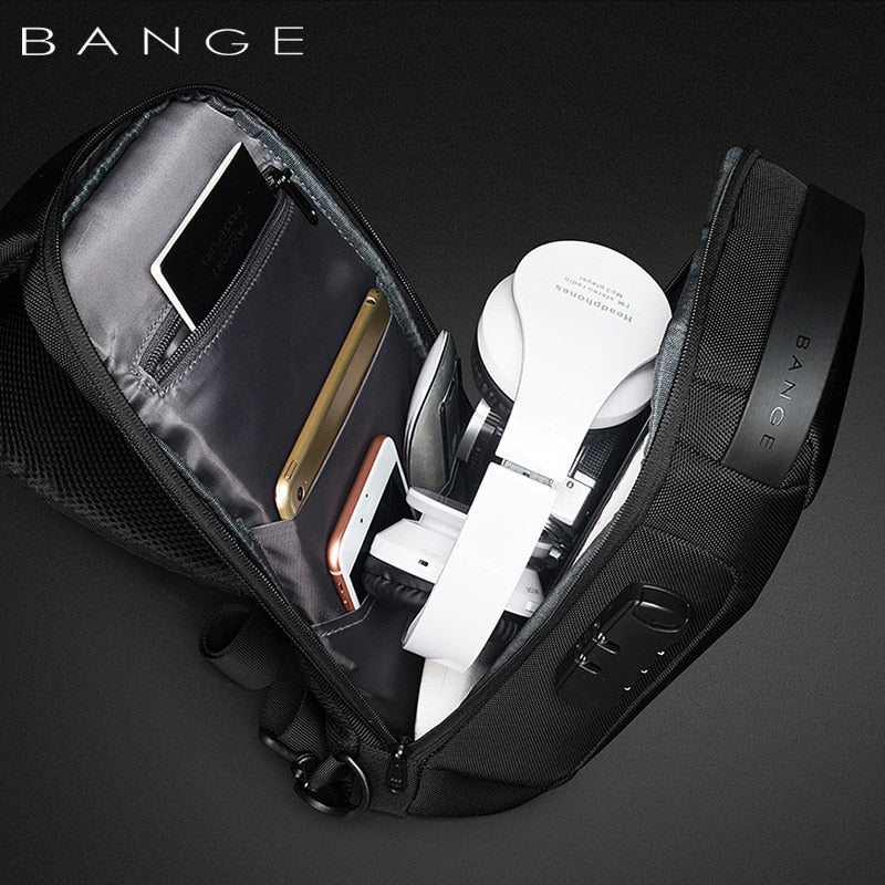 Urban Explorer - Men’s Waterproof USB Crossbody Bag