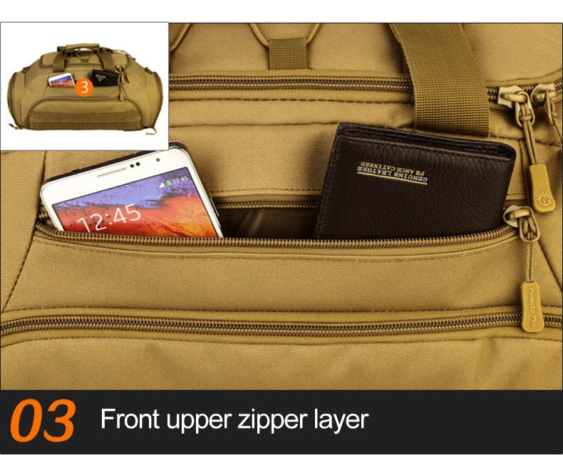 Rugged Outdoor Tactical Backpack - Ultimate 35L/45L Military Bag for Adventure Enthusiasts