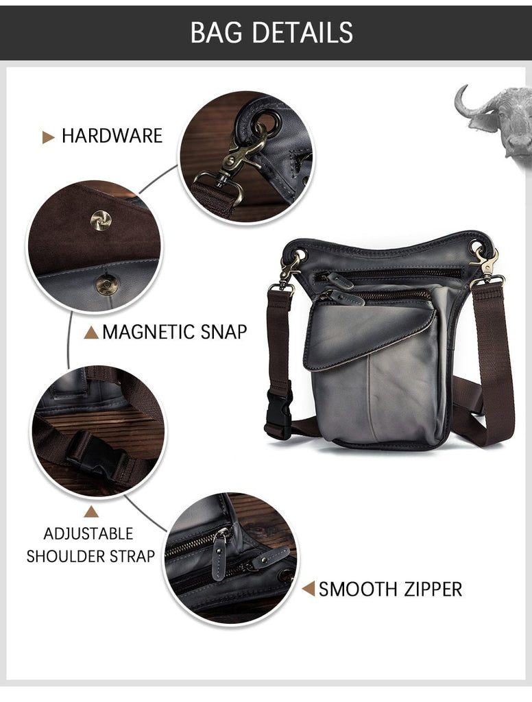 Urban Voyager - Original Leather Men’s Casual Messenger Bag