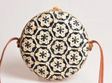 Artisanal Rattan Bamboo Shoulder Bag - Nature-Inspired Fashion Statement