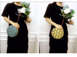 Artisanal Rattan Bamboo Shoulder Bag - Nature-Inspired Fashion Statement