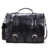 Professional Panache - Genuine Leather Men’s Briefcase