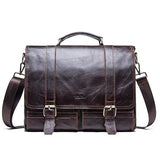 Professional Panache - Genuine Leather Men’s Briefcase