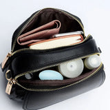 Chic Mini Shoulder Bag - Stylish Small Round Essential Handbag