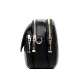 Chic Mini Shoulder Bag - Stylish Small Round Essential Handbag