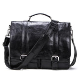 Professional Panache - Genuine Leather Men’s Briefcase