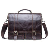 Professional Panache - Genuine Leather Men’s Briefcase