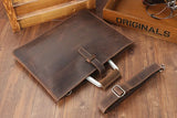 Men's Genuine Leather A4 Business Clutch & Document Case