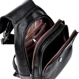Vintage Leather Backpack - Stylish School & Travel Bag for Girls
