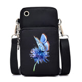 Chic Butterfly Pattern Waterproof Phone Bag - Stylish Crossbody Pouch for iPhone