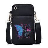 Chic Butterfly Pattern Waterproof Phone Bag - Stylish Crossbody Pouch for iPhone