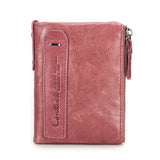 CONTACT’S Genuine Leather Bifold Wallet & Coin Purse for Women