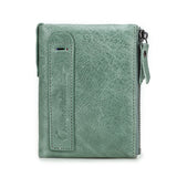CONTACT’S Genuine Leather Bifold Wallet & Coin Purse for Women