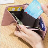 Mini Genuine Leather Women’s Zip Wallet & Card Holder