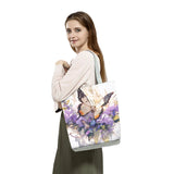 Flutter in Style: The Everyday Floral & Butterfly Tote Bag