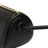 Genuine Leather Crescent Crossbody & Mini Shoulder Bag with Braided Strap