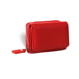 Mini Genuine Leather Women’s Zip Wallet & Card Holder